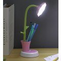 Miniatyrbillede 2 af 4: Soveværelse Børns Skrivebordslampe Solsikke LED Genopladelig Soveværelse Skrivebordslampe understøtter øjenbeskyttelse lille skrivebord foldning, velegnet til læsning, læring