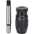 Miniatyrbillede 1 af 4: Nøglefri borepatron, hurtigspændeborepatron MT2-B16 Morse taper patron til søjlebor, fremstillere og drejebænke, 1‑13 mm