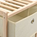 Pikkukuva 3 / 5: Säilytyshylly 3 koria beige setripuu