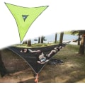 Miniatyrbillede 4 af 5: Air Multi - person trekant hængekøje bærbar Mesh Fabric hængekøje luft Træ telt fritid net seng（2.8*2.8M）