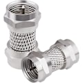 Miniatyrbillede 3 af 3: Adapter, F-type han til han koaksial stik 50 Ohm Rg6 koaksial adapter