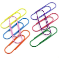 Miniatyrbillede 4 af 5: Pakke med 30 ekstra store papirclips 4 tommer 100 mm søde papirclips flerfarvede bogmærker, kontorartikler tilbehør