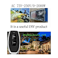 Miniatyrbilde 4 av 5: 433MHz høy effekt fjernkontrollbryter, RF AC 220V/240V/110V 30A fjernkontroll, vannpumpe, husholdningsapparater, landbruksvanning