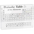 Miniatyrbilde 1 av 4: Ny kjemiske elementer akryl element periodisk trykkplate farge krystall periodisk tabell (trykkplate 170*120*24mm svart og hvitt)