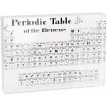 Miniatyrbillede 1 af 4: Nye kemiske elementer akryl element periodisk trykplade farve krystal periodiske tabel (trykplade 170*120*24mm sort og hvid)