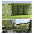 Miniatyrbillede 5 af 5: Rektangulært skyggesejl i grønt camouflage mesh, 4x5m, camouflage design
