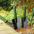 Miniatyrbild 3 av 5: 4-delad trädgårdsverktygsset i rostfritt stål, trädgårdsset, rostfria verktyg, för plantering av växter