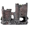 Miniatyrbilde 4 av 5: Harpiksakvarium Ornament - Slottformet Fiskegjemmested - Realistiske Detaljer - Akvarietilbehør