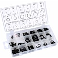 Miniatyrbillede 1 af 4: 225 stk. O-ring sortiment gummiskive sæt tætning ring kit til hjem og professionelle værksteder, garage og VVS-tjenester 18 størrelser