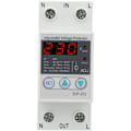 Miniatyrbillede 1 af 5: 230V Spændingsregulator Overspændingsbeskyttelsesrelæ Justerbar Genopretningsvoltmeter SVP-912 (63A)