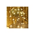 Miniatyrbilde 2 av 5: Lette snøfnugglys, 10m 80 LED-lys, soveromsdekorasjon, bryllup, jul, tredekorasjon