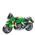 Miniatyrbillede 1 af 4: Motorcykel model byggeklodser, simulering motorcykel model, pædagogisk legetøj, byggeklodser, gaver (stil 1)