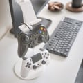 Miniatyrbild 3 av 5: Kontrollstativ Headsetstativ Universellt Gamepadstativ Universellt Skrivbordstillbehör för spel, Perfekt organisation för hemmakontor