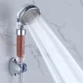 Miniatyrbilde 1 av 5: Håndholdt dusjhode, høytrykksfilter dusjhode vannsparende spray baderom LED dusjhode negativ iondusjhode + 1,5 meter eksplosjonsproff