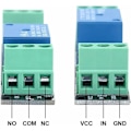 Miniatyrbild 4 av 5: 3V 1-kanals Relä Strömbrytarmodul med Optokopplare Högnivåtrigger för ESP8266 Utvecklingskort (5-pack)