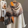 Miniatyrbilde 5 av 5: Skjerf Vinter Skjerf Unisex Stil Vinter Skjerf Langt Dame Skjerf Sjal