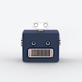 Miniatyrbillede 1 af 4: Mini søde Bluetooth-højttalere (blå)