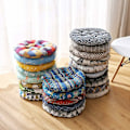Miniatyrbilde 3 av 5: (Blader) Sett med 4 puter for stol stol stol stol pute for uteplass, 40x40cm maison, bil, sofa, skrivebord, tatami dekorasjon