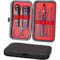 Miniatyrbild 1 av 5: Manikyr Pedikyr Kit, 7 st Professionell Nagelklippare Set, Rostfri