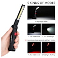 Miniatyrbillede 3 af 5: Site tripper 5 stk. arbejdslampe COB Genopladelig LED LED Atelier COB Lommelygte Lampe Lampe Lampe LED Gå med magnetisk base Inspektionslampe til h