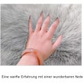Miniatyrbillede 4 af 4: Hjerteformet tæppe, sødt ferskenhjerte plysstolpude, sofaseng tæppe, stue, soveværelse, børneværelse 80 × 90 cm (Lysegrå)