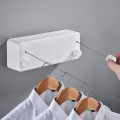 Miniatyrbild 3 av 5: Utdragbar klädstreck, 4,2 m justerbar töjbar klädstreck, klädtorkningsstång för utomhusbruk, klädstreck för utomhusbruk, för hotell inomhus, badrum