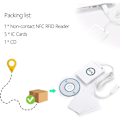Miniatyrbillede 5 af 5: NFC RFID-læser, ACR122U kortlæser Smart NFC RFID-chipkortlæser ISO 14443A/B RFID-læser med gratis software i hvid