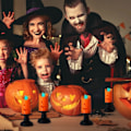 Pikkukuva 4 / 5: LED-teevalot, 12 kpl Halloween-paristoteevalot, kurpitsan muotoiset, toimivat paristoilla, realistiset kirkkaat liekittömät glitterit ulko- ja kotijuhliin