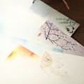 Miniatyrbild 5 av 5: Brevpapper med kuvert, 4 ark brevpapper + 2 kuvert, brevpapper set, brevpapper, skrivpapper