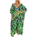 Miniatyrbillede 1 af 4: Kvinders strand caftan kjole badedragt cover-up