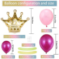 Pikkukuva 2 / 5: 1. syntymäpäivän tyttö -ilmapallo, vaaleanpunainen numero 1 -ilmapallo, vaaleanpunainen numero helium -ilmapallo, 1 vuoden tyttö -ilmapallo, 1 vuoden syntymäpäiväilmapallot, 1 vuoden tyttö syntymäpäivä Pa