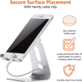 Miniatyrbilde 2 av 4: Justerbar mobiltelefonholder for iPhone og Android - Sølv