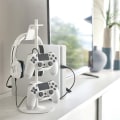 Miniatyrbild 2 av 5: Kontrollstativ Headsetstativ Universellt Gamepadstativ Universellt Skrivbordstillbehör för spel, Perfekt organisation för hemmakontor