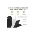Miniatyrbilde 3 av 4: Bilbagasjebeskyttelse for hunder med universell sidebeskyttelse – Robust beskyttelsesmatte for hunder, 185 x 103 cm Bagasjeromsdeksel for alle biler