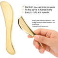 Miniatyrbilde 4 av 5: Messing Gua Sha-verktøy Skrapebrett Massasjeapparat Fascia Massasje Muskel Smertelindring Gua Sha-verktøy