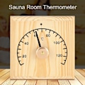 Miniatyrbild 4 av 5: Bastutermometer, 0-140 ℃ basturumstermometer visar temperaturen i den inre trätermometern för väggbasturum