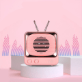 Pikkukuva 2 / 4: Söpö mini kannettava Bluetooth-kaiutin (vaaleanpunainen)