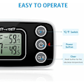 Miniatyrbild 2 av 5: 【Parti om 2】 kylskåpstermometer, digital kyl- och frysskåpstermometer med stor LCD-skärm, min/max-funktion, 3 stödmetoder, °C/°F Con