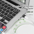 Pikkukuva 4 / 5: Hopea USB C naar USB -sovitin, nopea lataus ja tiedonsiirto, sovitin iPhone 12/13:lle