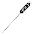 Miniatyrbillede 1 af 5: Køkkentermometer tilbehør madlavningstermometer, termometerprobe grilltermometer 5 sekunders LCD-skærm termometer til bagværk BBQ kød mælk Cu
