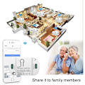 Miniatyrbilde 2 av 5: Bryter, Smart WIFI-bryter Hjem Strømbrytere Mobiltelefon Fjernkontroll Tidsbryter for husholdningsapparater (10A)