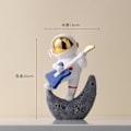 Miniatyrbild 2 av 5: Band Astronaut Astronaut Prydnad Grossist Vardagsrum Skrivbords Hem Prydnad Liten Prydnad Present Violinist Guld