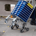 Miniatyrbilde 5 av 5: 1 par robuste rullehjul robuste hjul pålitelig tralle med robust bagasje bagasjevogn hjul caddie fire hjul koffert-trapp