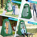 Miniatyrbild 2 av 5: Fällbart Pop-up Toalett Dusch Tält - Dusch Sekretess Tält - Inomhus och Utomhus Omklädningsrum - Fiske för att Blockera Solljus - Vattentät (UV-skydd)