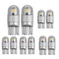 Miniatyrbilde 1 av 4: 10 stk hvite T10 501 W5W 194 168 2825 LED-pære 2-3030-SMD for bilens interiørlys for dashbord sidelys skiltlys pære (DC 12V)