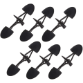 Miniatyrbilde 1 av 4: 6 par skinntogle hornknapper Duffle-knapper for frakk Kaffe spennelås Fancy knapper - Svart
