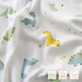 Miniatyrbild 4 av 5: 2-delad babysockså 6-12 månader (Dinosaur Print L) Bomullsspjälsäck bärbar filt djurtryck för småbarn.