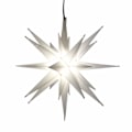 Miniatyrbild 2 av 5: 14\" LED Moravian Star Julgransprydnad - Ljusstark Vit Julgransstjärna - (Vit LED)