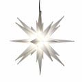 Pikkukuva 2 / 5: 14 tuuman LED-tähti joulukuusen latvaan - kirkas valkoinen joulukuusen tähti - (valkoinen LED)