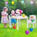 Miniatyrbild 3 av 5: 3 st 16 cm små studsbollar för strand, småbarn, gummi, basketboll, sportleksak för pool, barn, pojkar, flickor, vuxna, skolgård, inomhus, utomhus